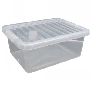 Wham Crystal Plastic Storage Box & Lid Size 05 (17 Litre)